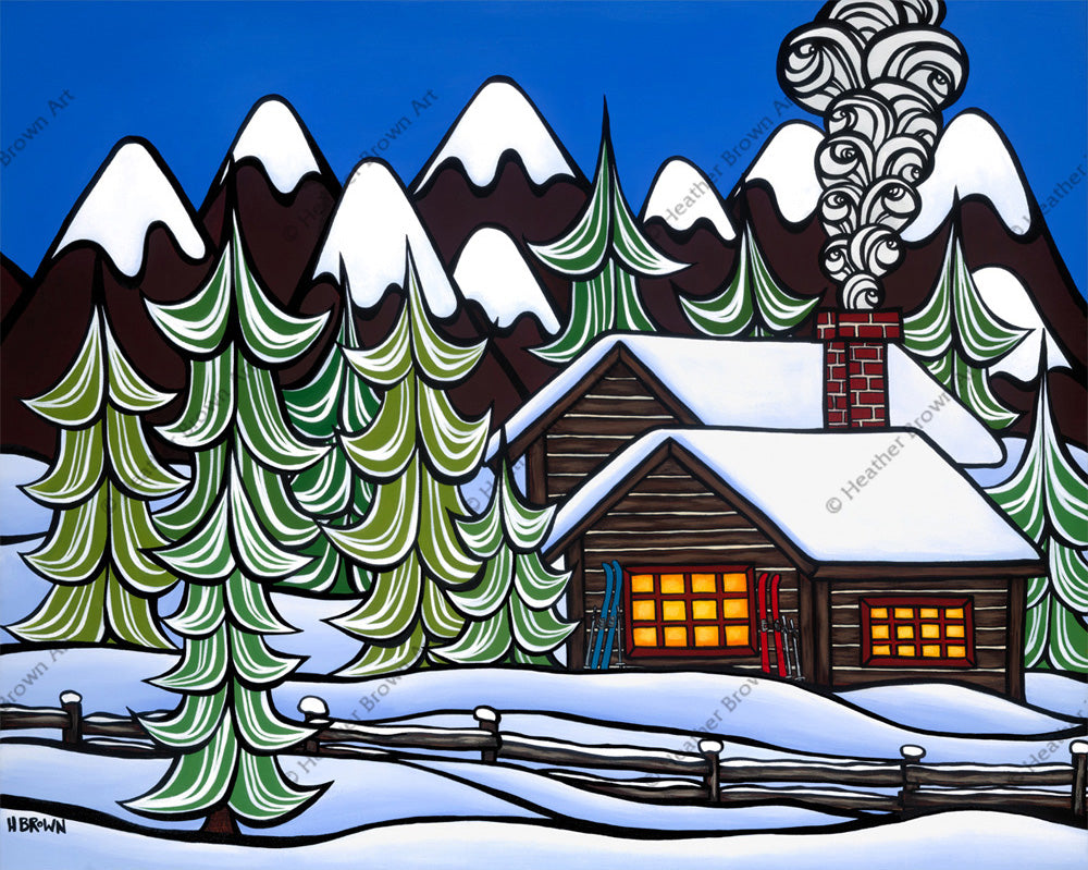 Mountain Retreat - Heather Brown - Canvas Giclée - Limited Edition