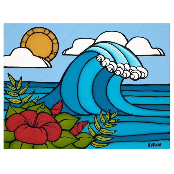 ヘザーブラウンによるキャンバスアートプリント|販売のためのハワイ風