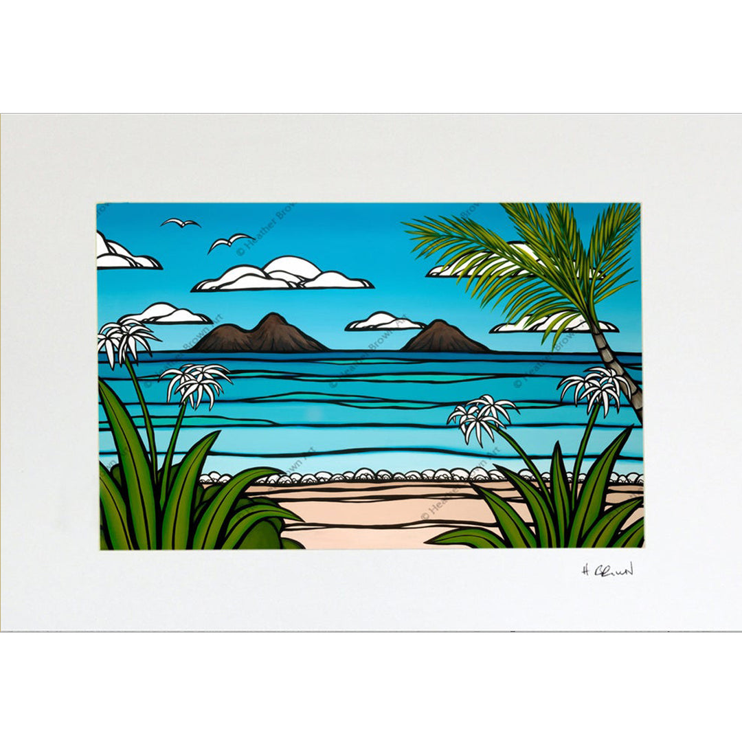 Ku'uipo's - Signed Heather Brown - Matted outlet and Framed