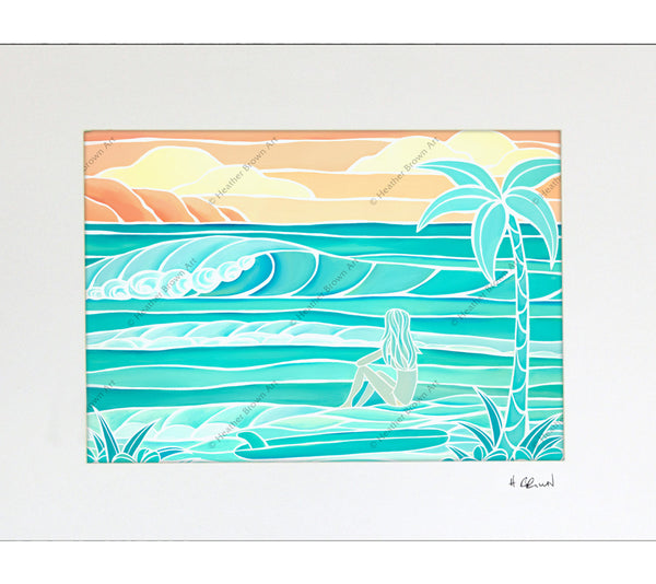 ヘザーブラウン ジクレー版画 Lahaina shores 15-