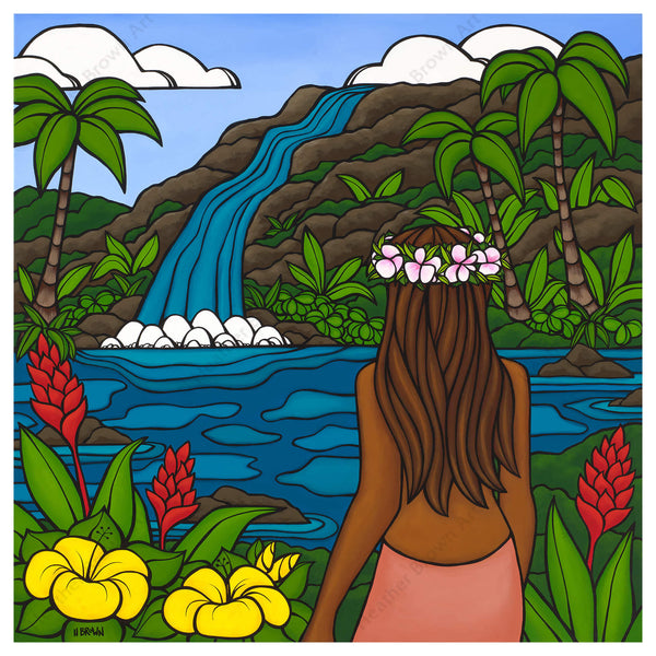ヘザーブラウンによるキャンバスアートプリント|販売のためのハワイ風